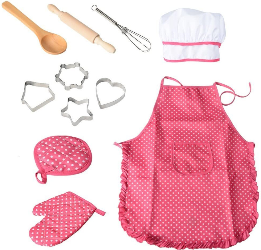 Kitchen Baking Cloth - 여아 남아 놀이용 주방 베이킹 키트