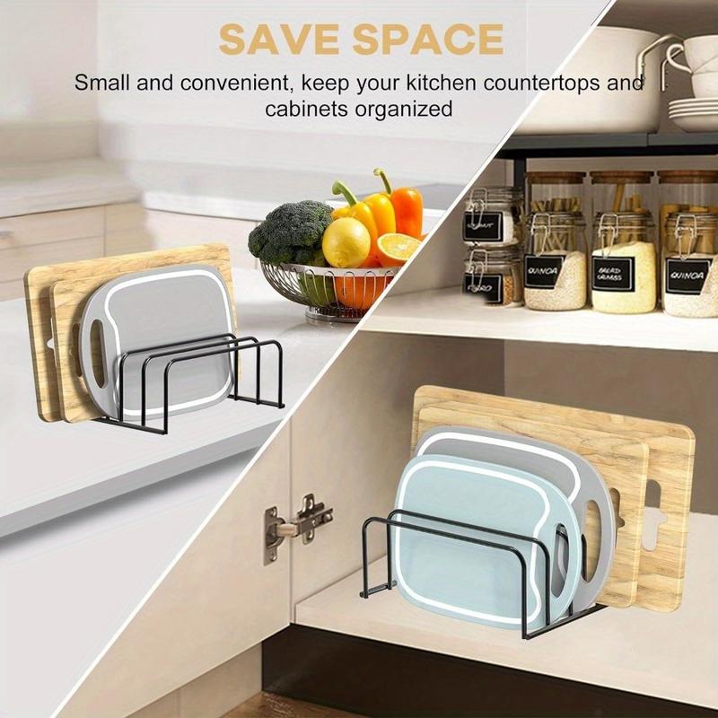 Kitchen Cabinet Baking Sheet Organizer - 1개입 커팅보드 정리대 주방 베이킹 쿠키