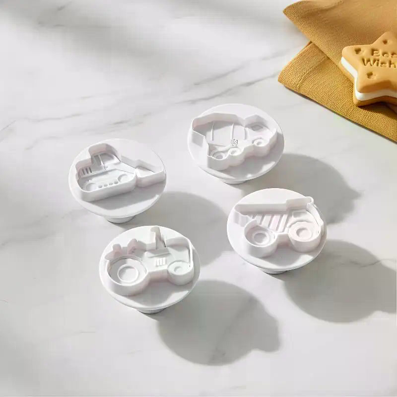 Kitchen Kids Baking Set - 3D 자동차 비행기 차량 쿠키 커터