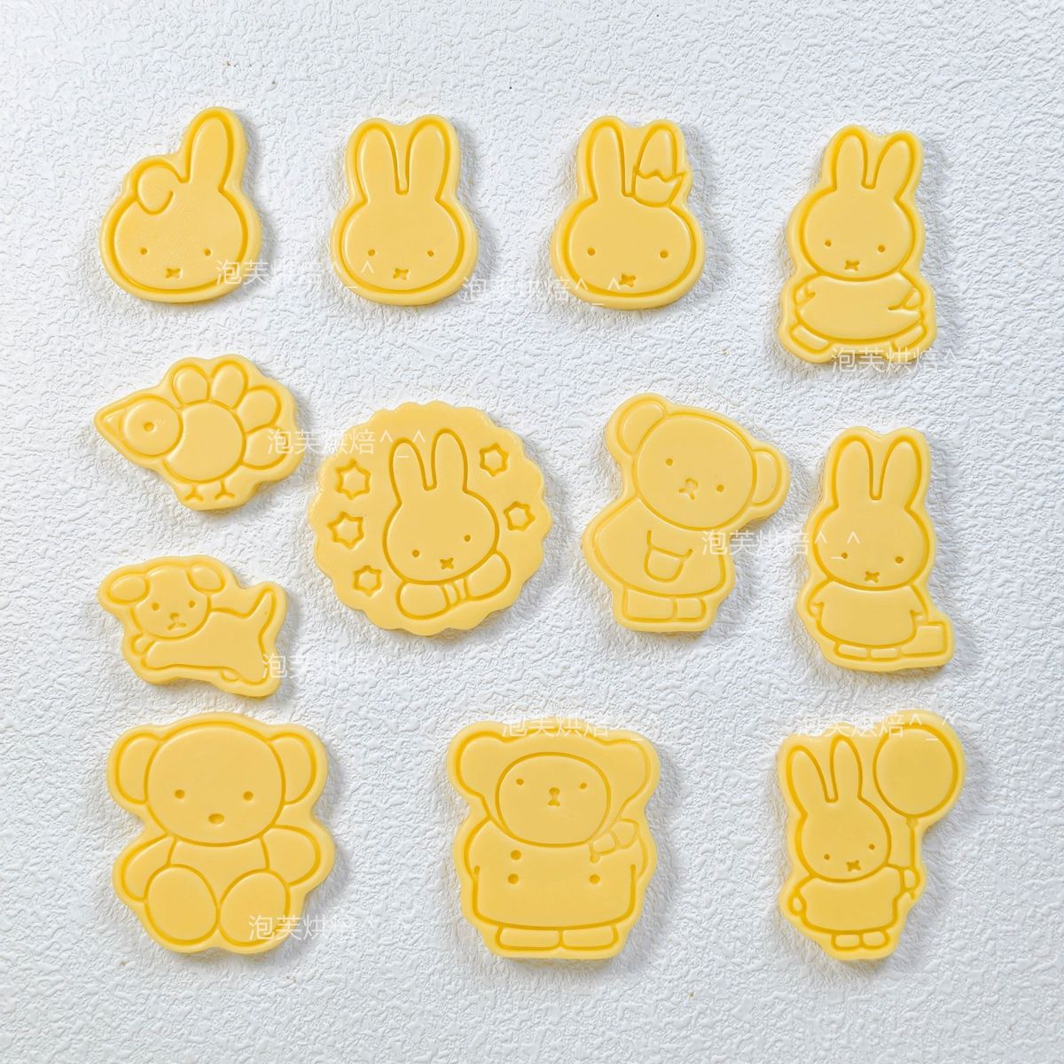 Kitchen Baking Items - 귀여운 3D 프레스 쿠키 몰드 미피
