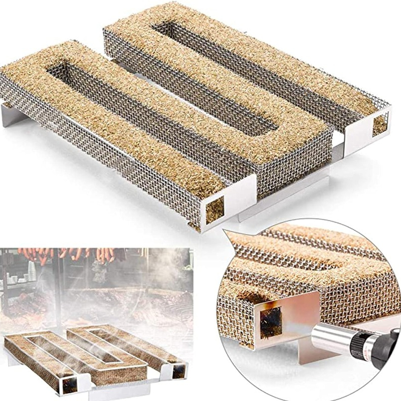 Kitchen Baking Tray Organiser - 차가운 연기 생성기 바베큐 액세서리 강철