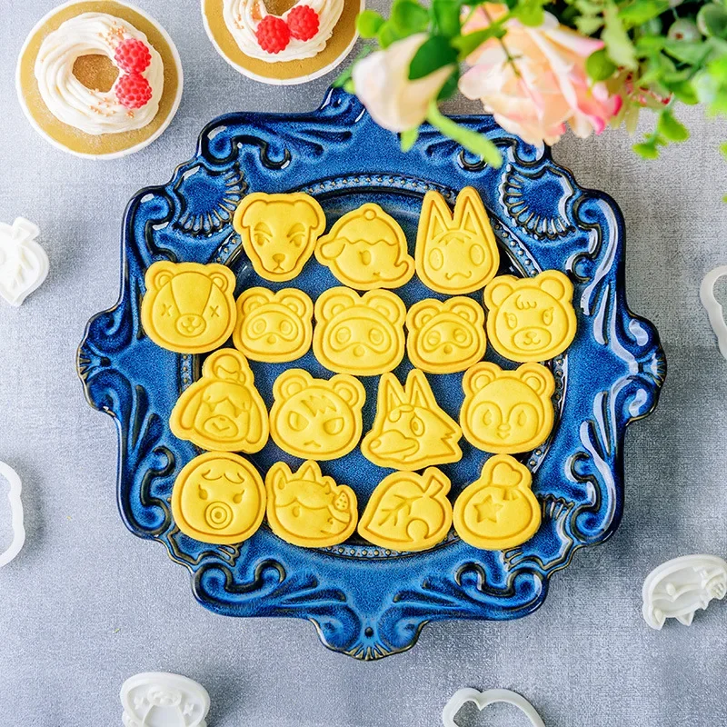 Kitchen Baking Set - 케이크 쿠키 동물의 숲 커터 귀여운