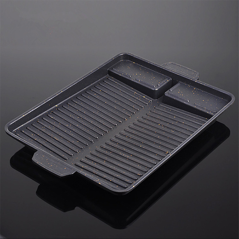 Kitchen Baking Tray Organiser - 바베큐 그릴 팬 플레이트 32X26cm 휴대용