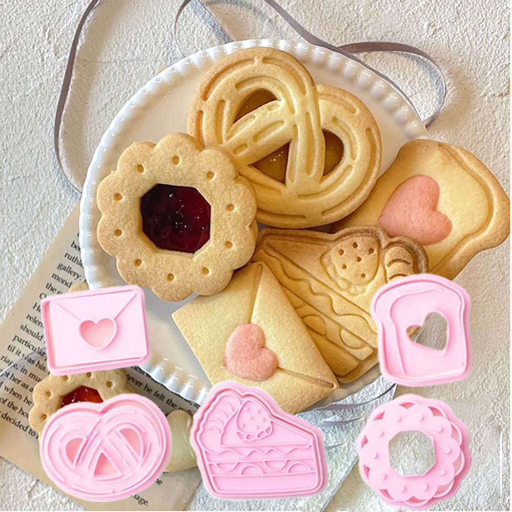 Baking Kitchen Diy - 샌드위치 잼 비스킷 몰드 스탬프 발렌타인데이