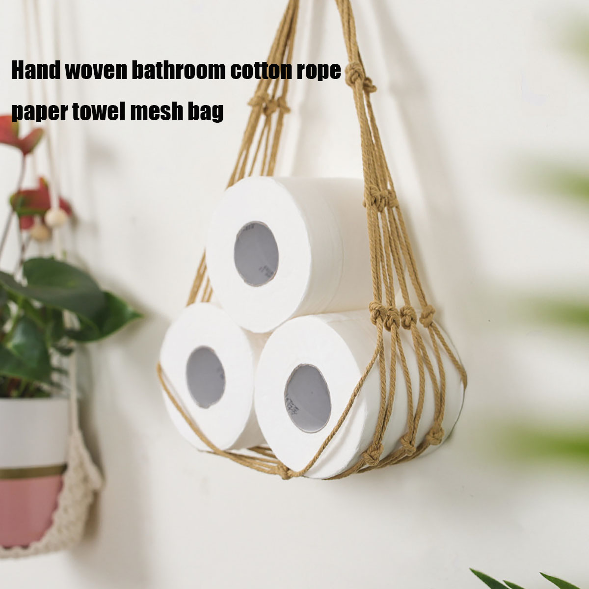 Kitchen Baking Paper Holder - 천연 변기 종이 거치대, 롤 보관