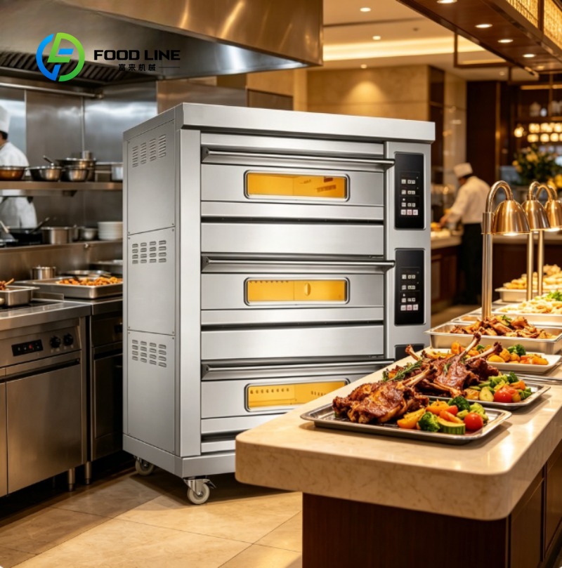 Commercial Kitchen Baking Oven - 상업용 스테인리스 스틸 전기 오븐, 제과점