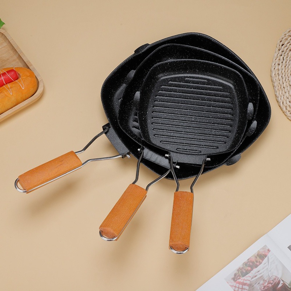Kitchen Baking Tray Organiser - 휴대용 수제 주철 팬 논스틱 무코팅