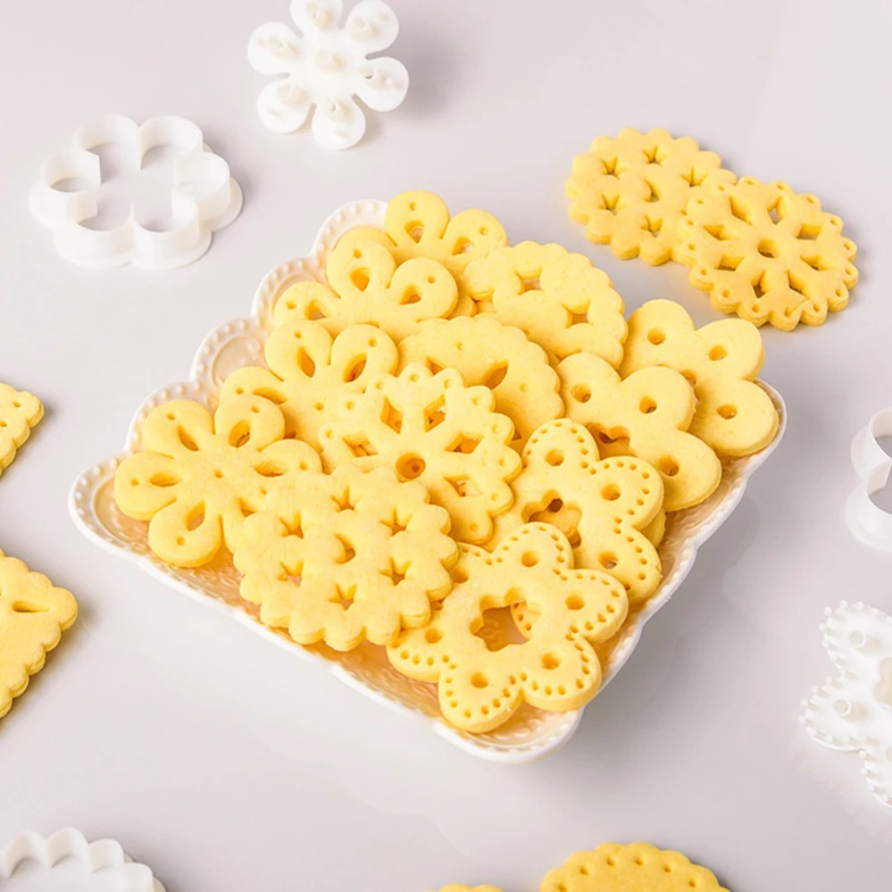 Baking Kitchen Diy - 기하학적 패턴 속이 빈 쿠키 몰드