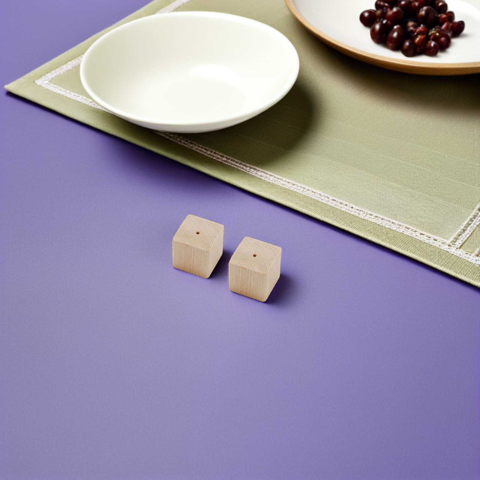 Kitchen Baking Supplies - 2개입 나무 꽃 모양 네일 베이스,