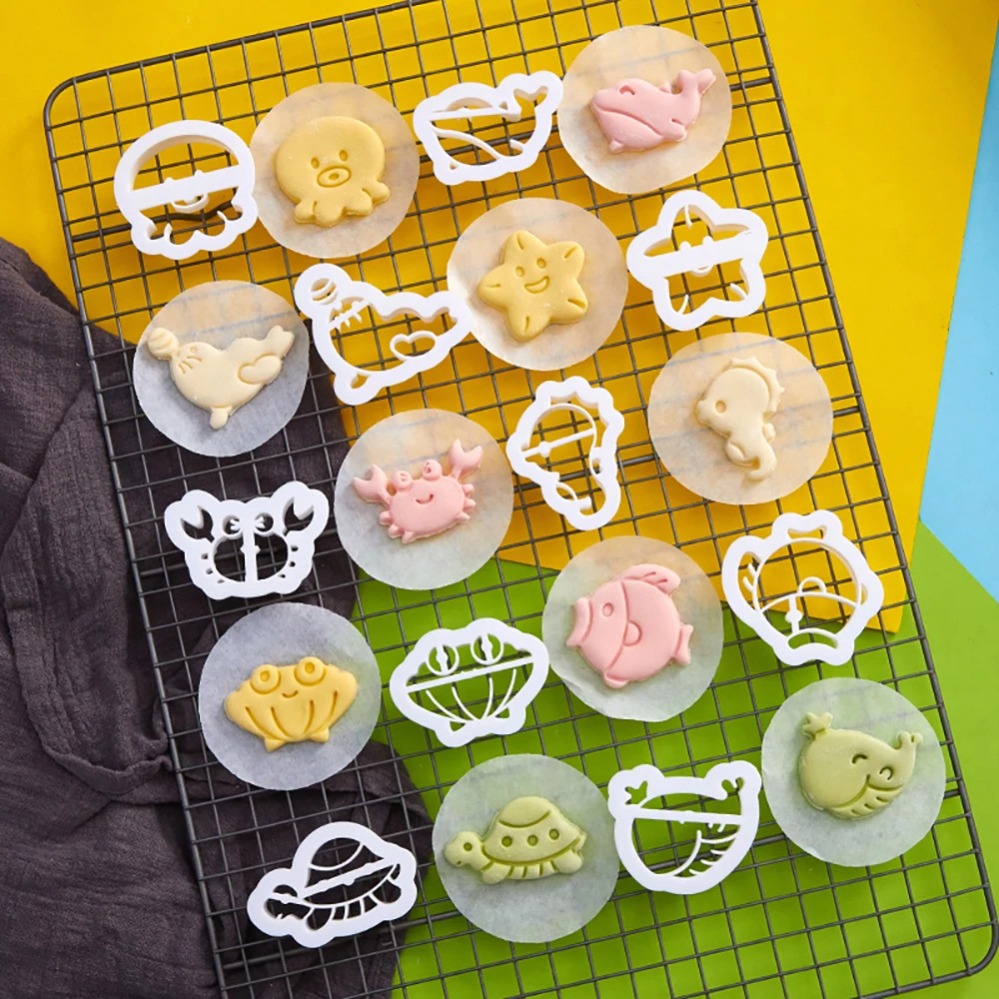 Kitchen Baking Supplies - 해양 동물 쿠키 커터 만화 케이크
