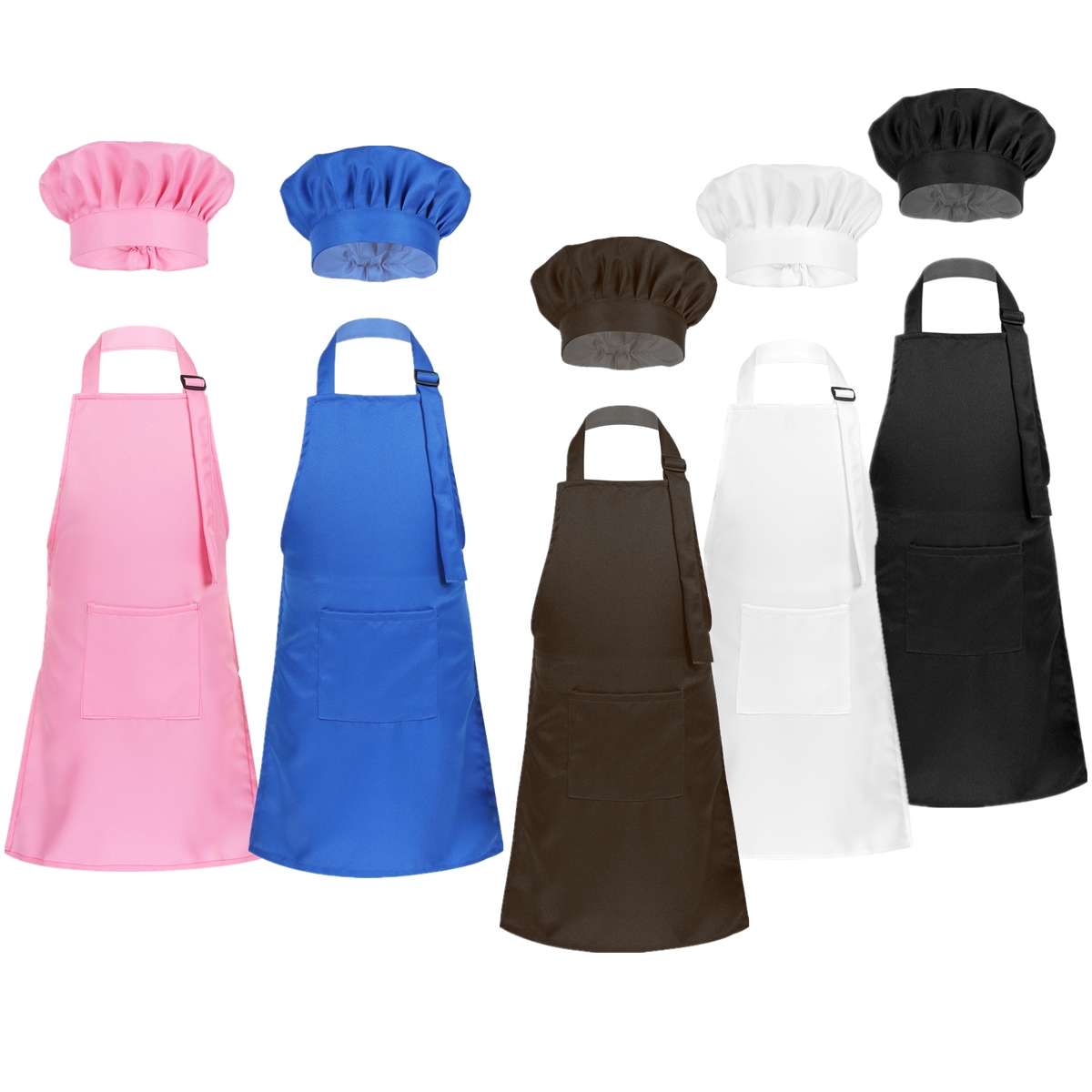 Kitchen Kids Baking Set - 남여 Chirdren 앞치마 조정 가능한 앞치마와