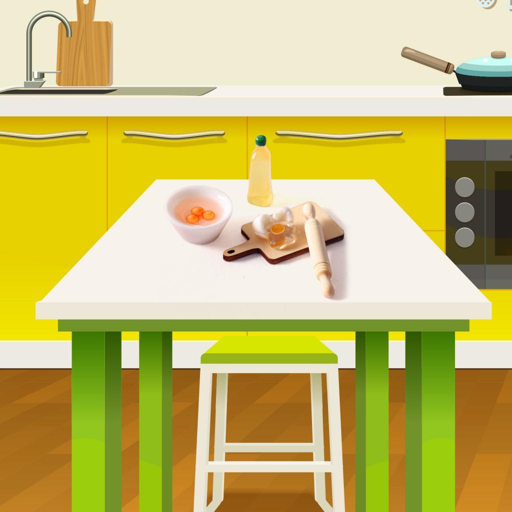 Kitchen Kids Baking Set - 미니어처 주방 인형의 집 빵 나무