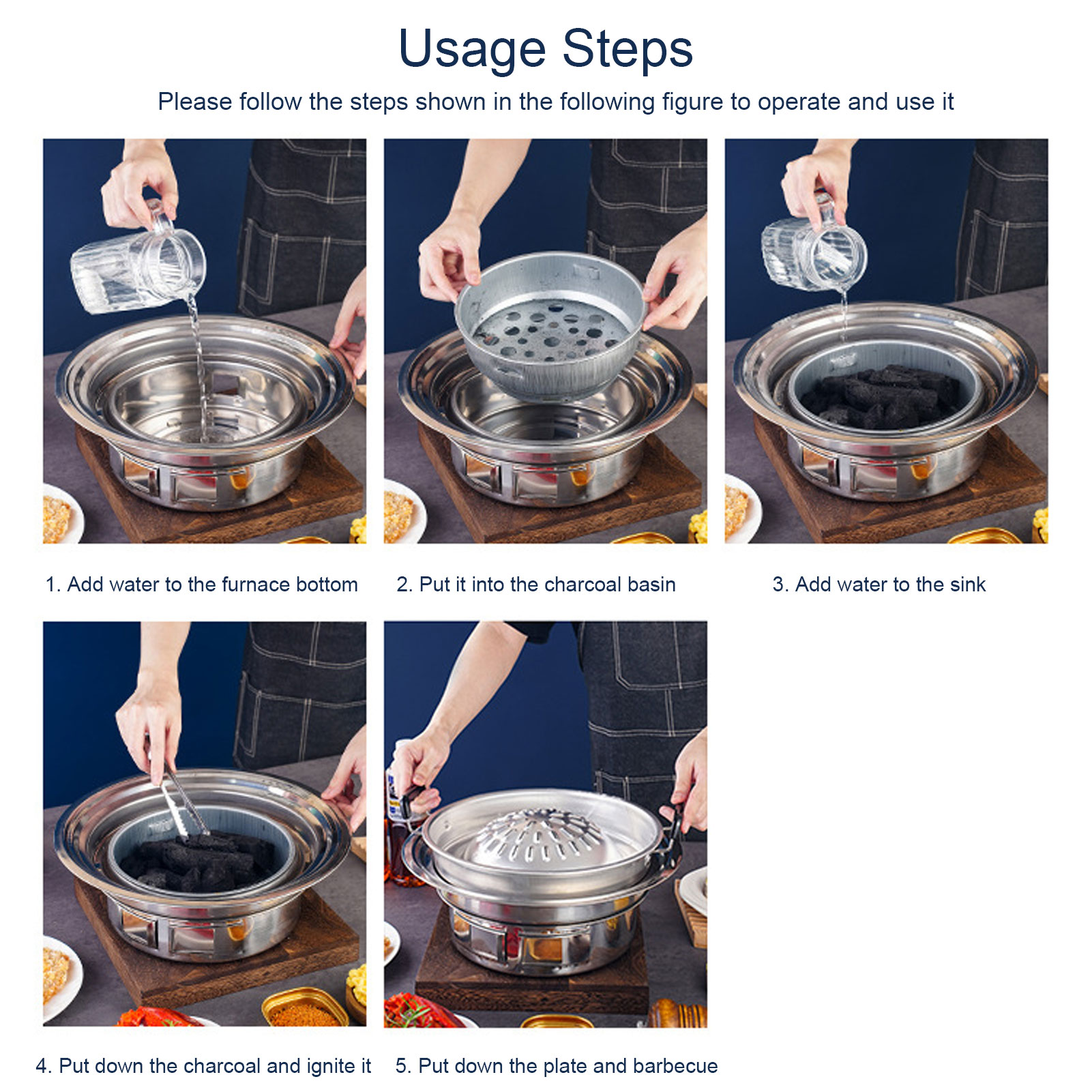 태국 바베큐 그릴 팬 태국 BBQ 그릴 팬 2 in 1 - Kitchen Baking Tray Organiser 리뷰 및 가격