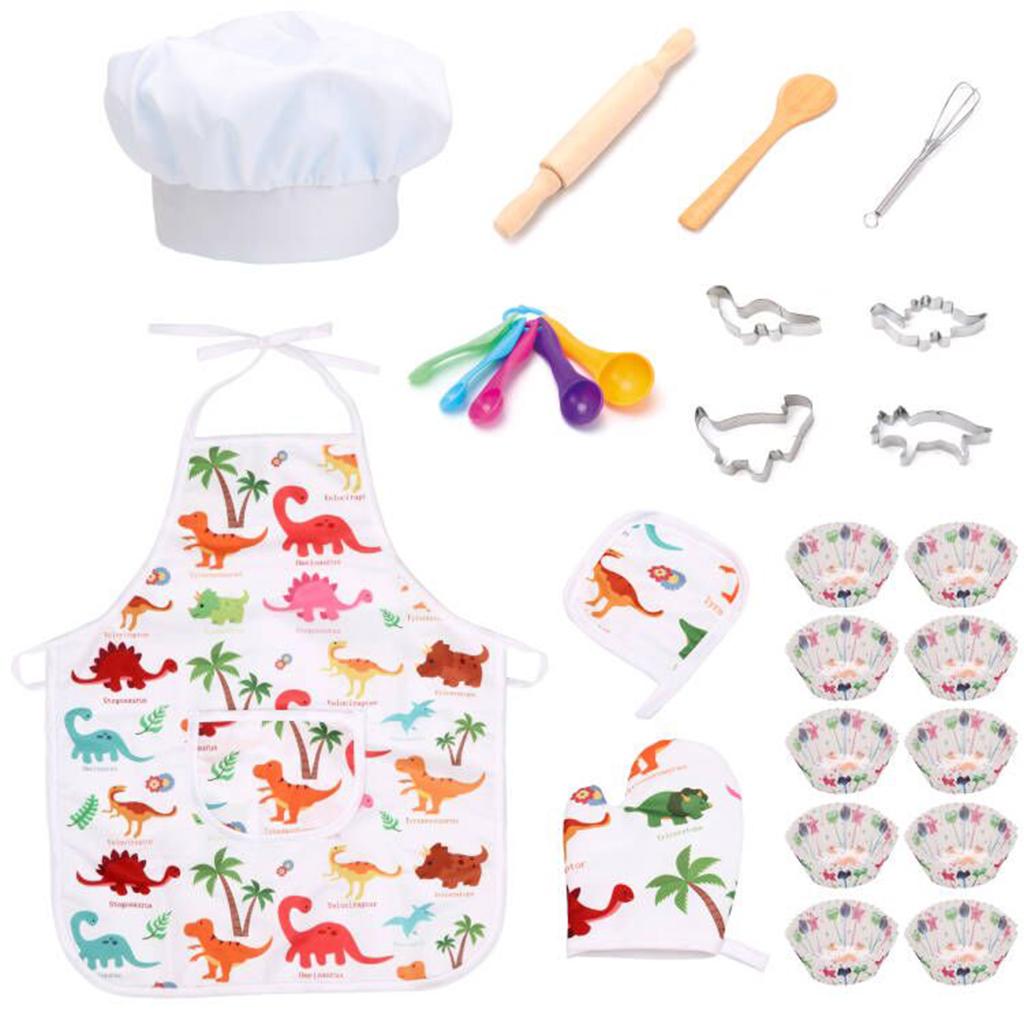 25종 역할놀이 어린이 셰프 코스튬 세트 베이킹 용품  - Kitchen Kids Baking Set 리뷰 및 가격
