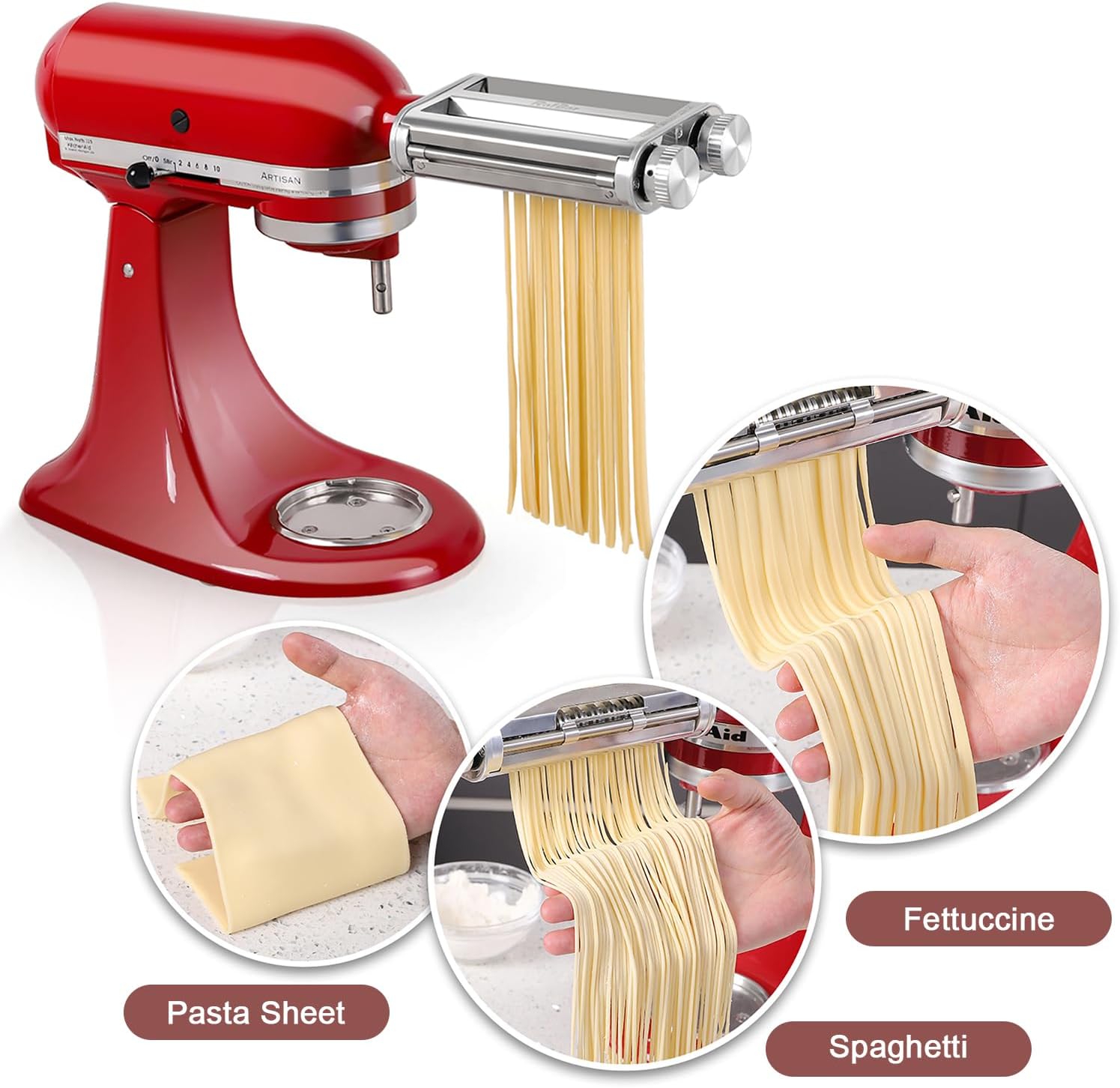 키친에이드 믹서 3-in-1 파스타 롤러 커터 부착물, - Kitchen Baking Appliances 리뷰 및 가격