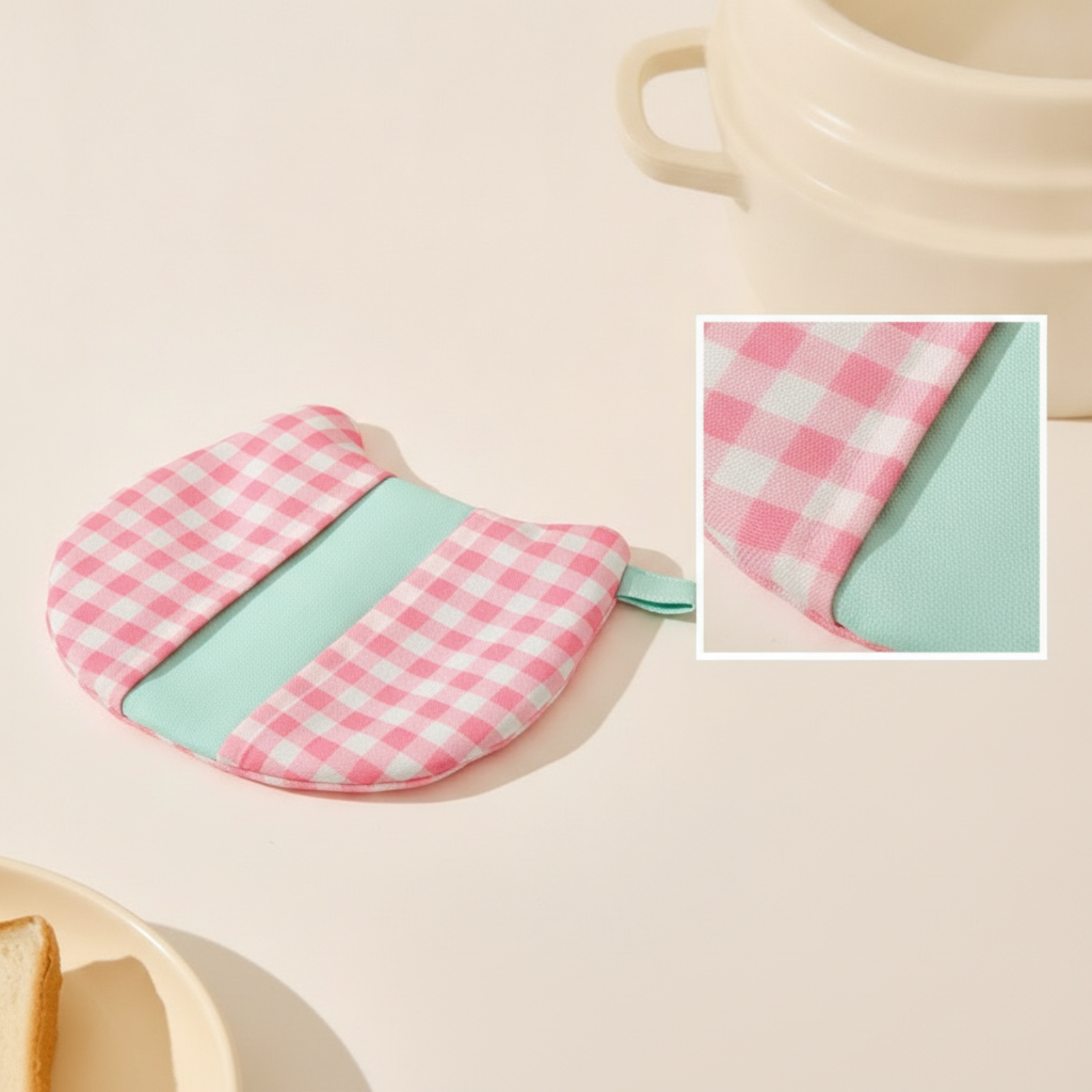 걸이 고리가 있는 캔버스 냄비 홀더, 컴팩트한 패딩 처 - Kitchen Oven Baking Pans 리뷰 및 가격