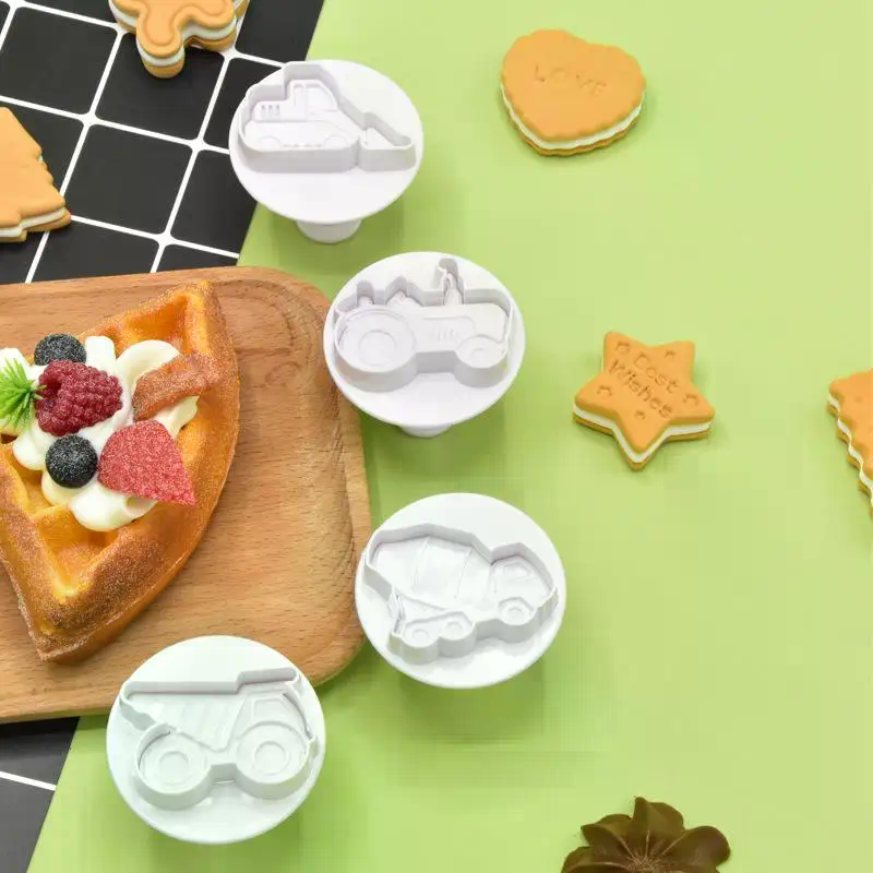 3D 자동차 비행기 차량 쿠키 커터 4개 세트 비스킷  - Kitchen Kids Baking Set 리뷰 및 가격