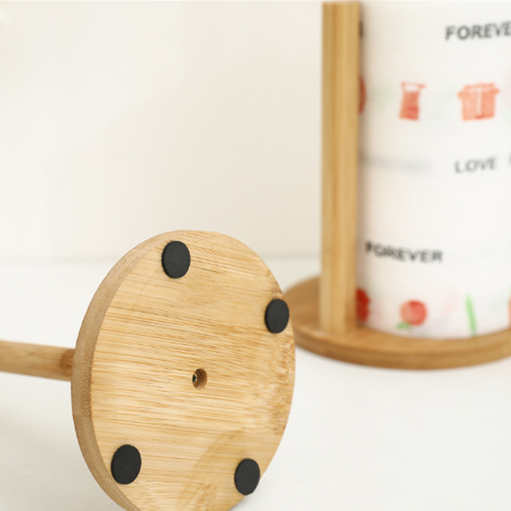 1개 대나무 종이 타월 홀더 주방 식당용 수직 나무 종 - Kitchen Baking Paper Holder 리뷰 및 가격