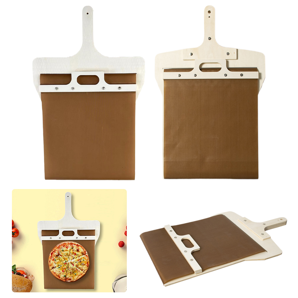 슬라이딩 피자 껍질 피자 슬라이딩 주걱 다기능 나무 피 - Kitchen Baking Appliances 리뷰 및 가격