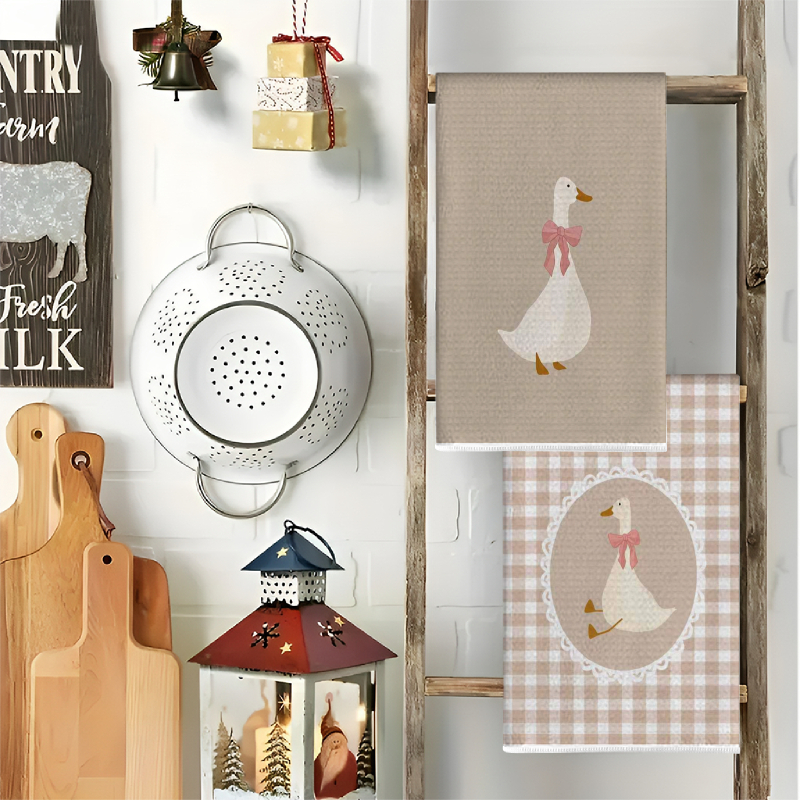 2개, 귀여운 오리 주방 수건, 40Cm*60Cm 수건 - Kitchen Baking Cloth 리뷰 및 가격