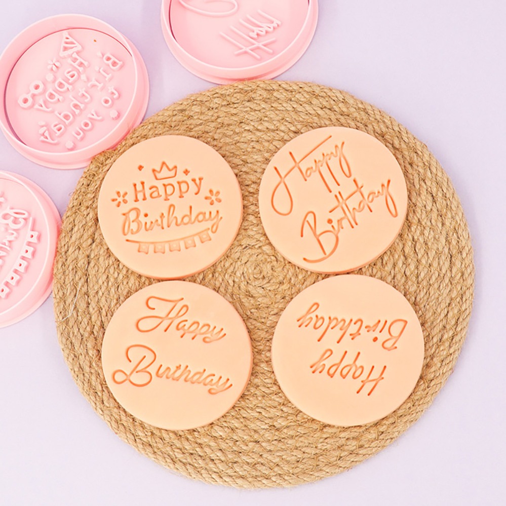 생일 축하 쿠키 커터 비스킷 몰드 스탬프 주방 베이킹  - Kitchen Baking Supplies 리뷰 및 가격