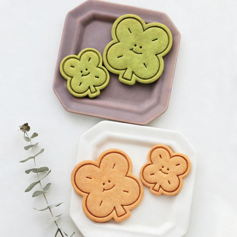 행운의 네잎 클로버 쿠키 커터 비스킷 몰드 스탬프 주방 - Kitchen Baking Supplies 리뷰 및 가격