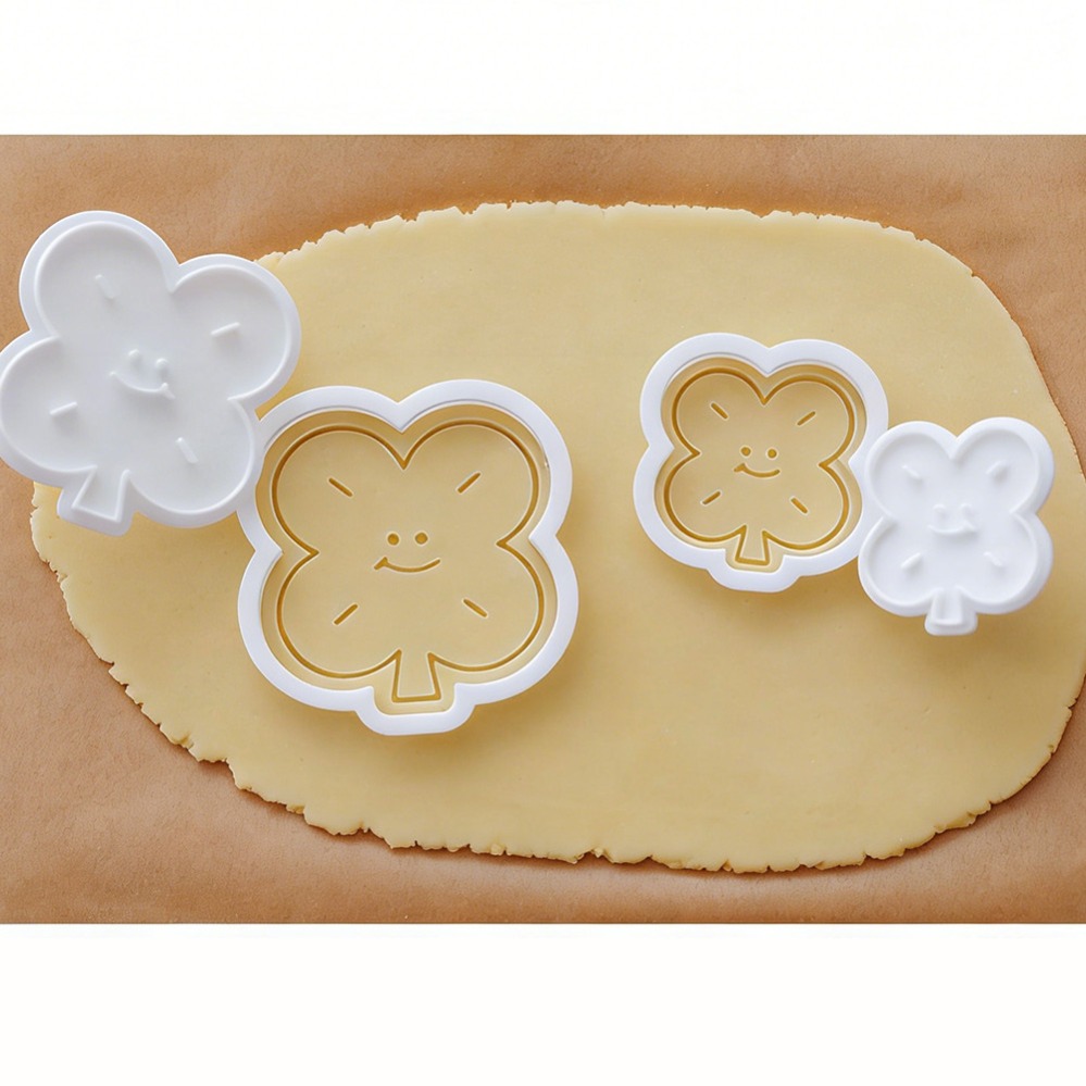 행운의 네잎 클로버 쿠키 커터 비스킷 몰드 스탬프 주방 - Kitchen Baking Supplies 리뷰 및 가격