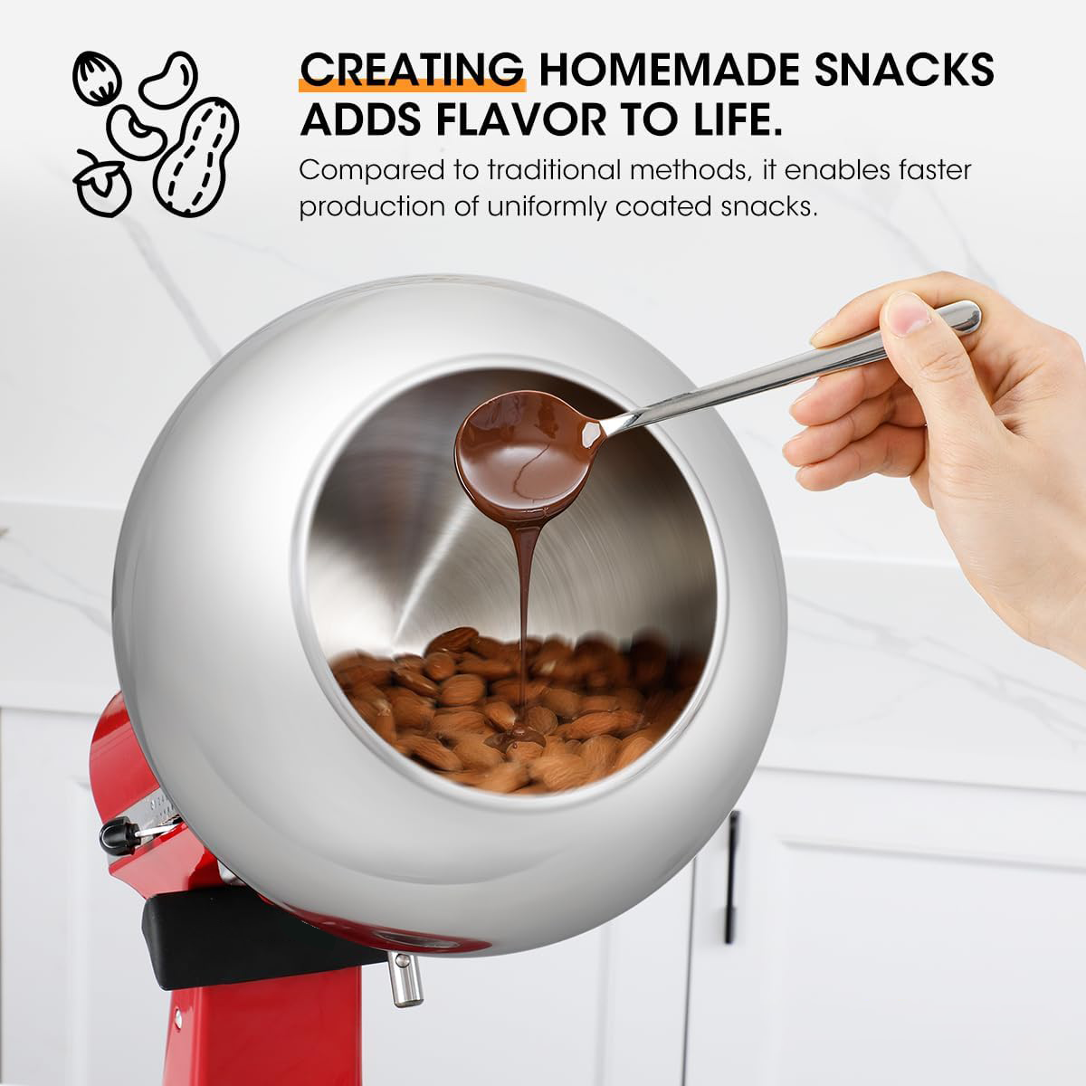 키친에이드 틸트헤드 믹서 4.5QT 및 5QT용 초콜릿 - Kitchen Baking Appliances 리뷰 및 가격