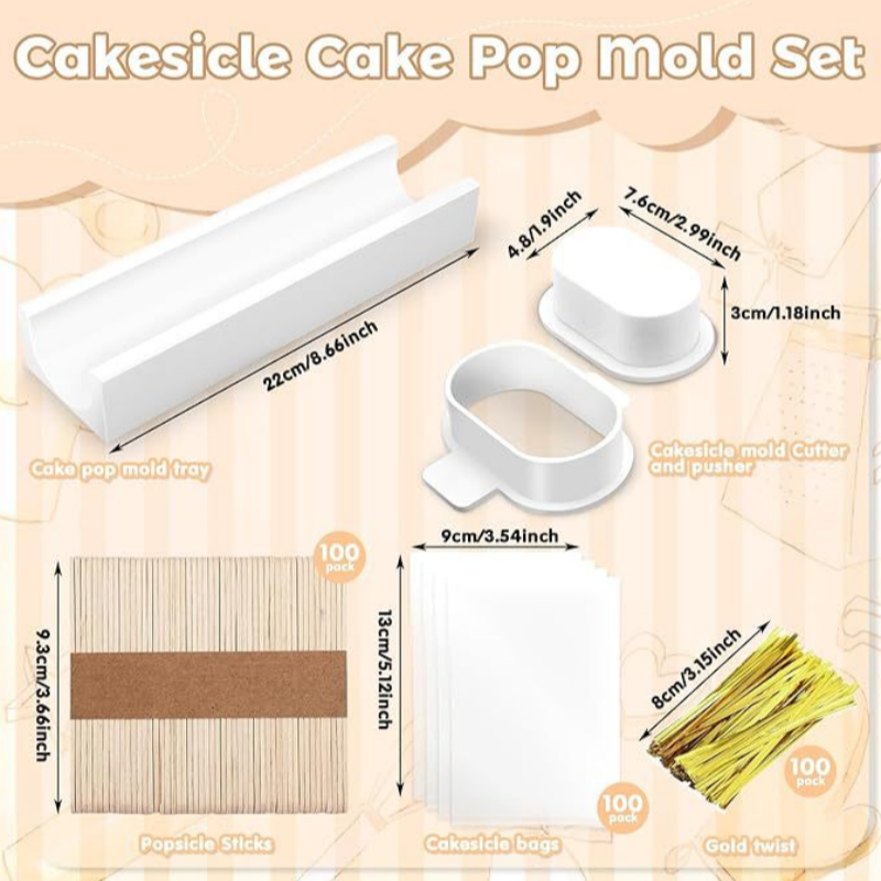 케이크팝 몰드 세트(트레이 포함) 논스틱 재사용 가능  - Baking Kitchen Diy 리뷰 및 가격