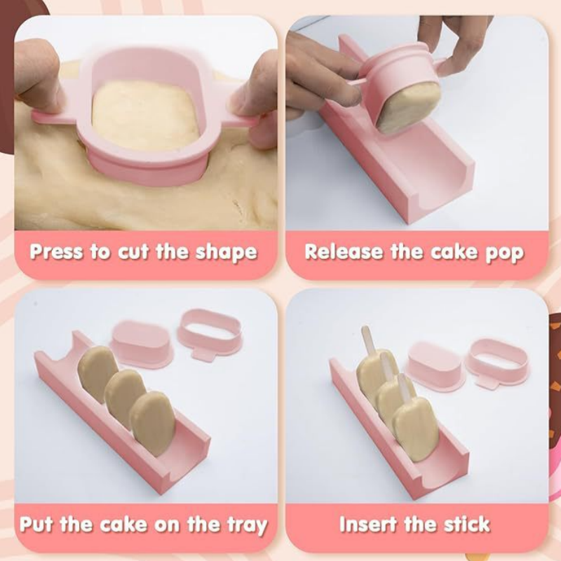케이크팝 몰드 세트(트레이 포함) 논스틱 재사용 가능  - Baking Kitchen Diy 리뷰 및 가격