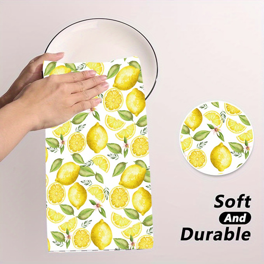 2개, 레몬 리스 주방 타월, 40Cm*60Cm 타월  - Kitchen Baking Cloth 리뷰 및 가격