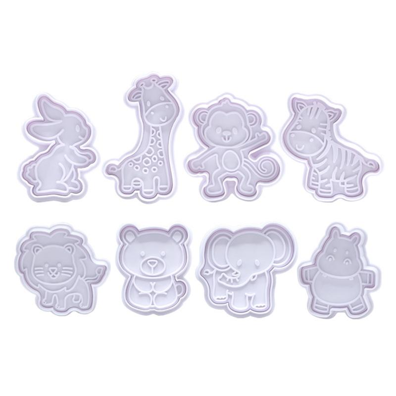 4종 동물 쿠키 커터 세트 - 플라스틱 비스킷 몰드 & - Kitchen Kids Baking Set 리뷰 및 가격