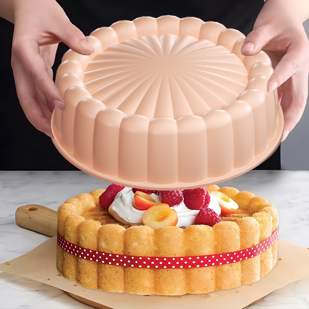실리콘 샬롯 케이크 팬 붙지 않는 베이킹 금형, 치즈  - Kitchen Oven Baking Pans 리뷰 및 가격