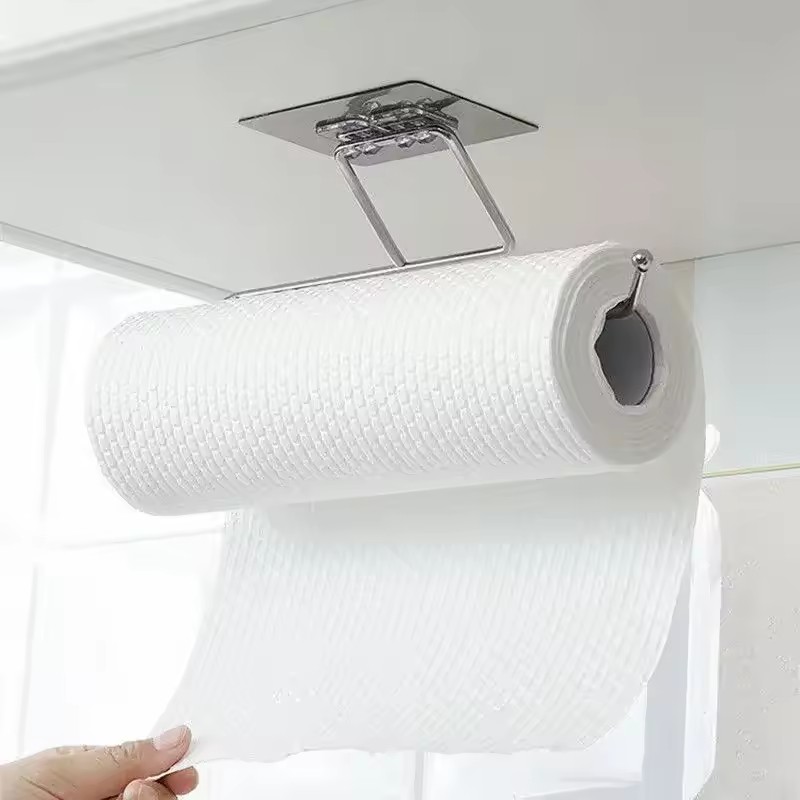 1PCS 주방 종이 수건 홀더 접착제 화장지 랙 수건  - Kitchen Baking Paper Holder 리뷰 및 가격