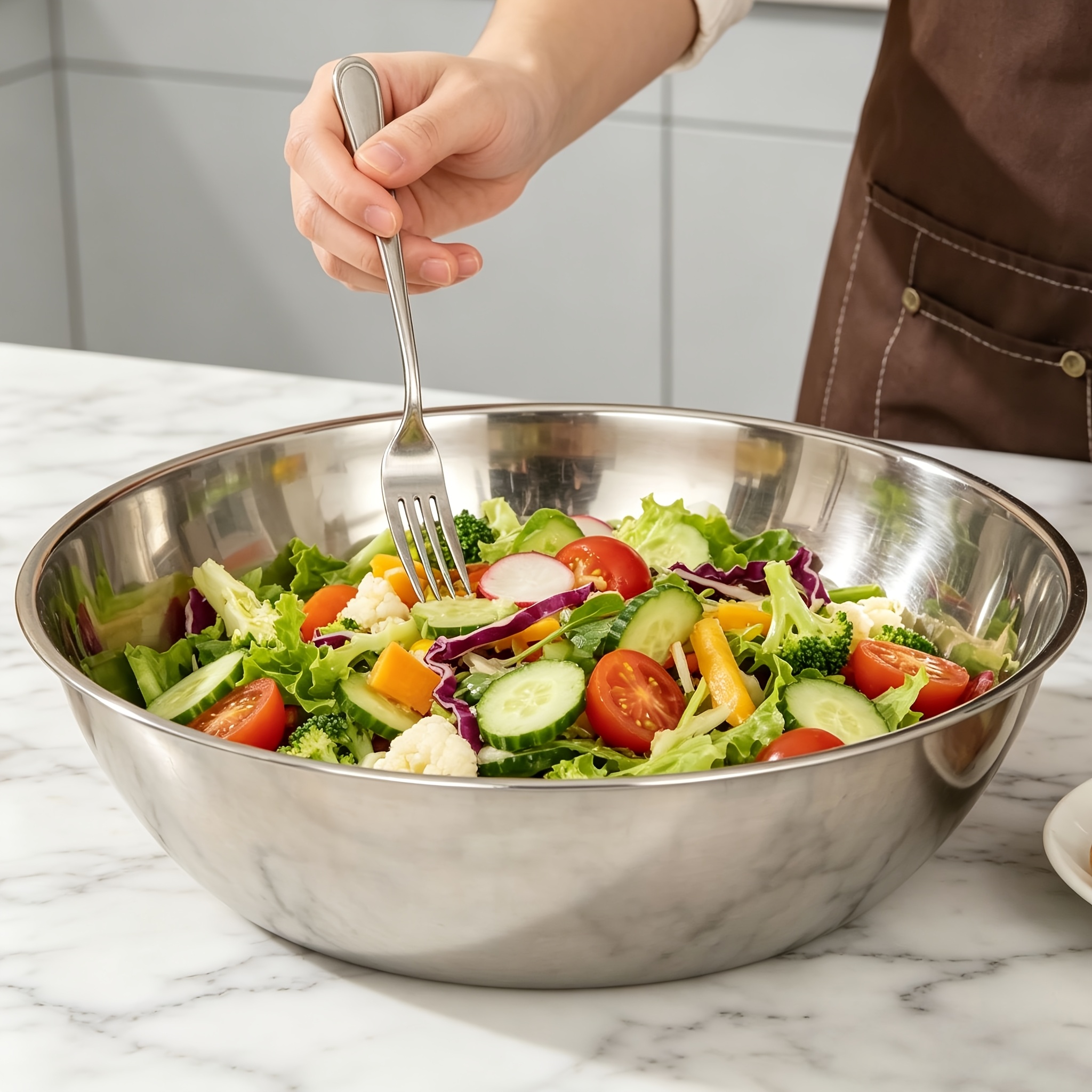 1개, 32cm 스테인리스 스틸 믹싱볼, 대용량, 깊은 - Kitchen Baking Appliances 리뷰 및 가격