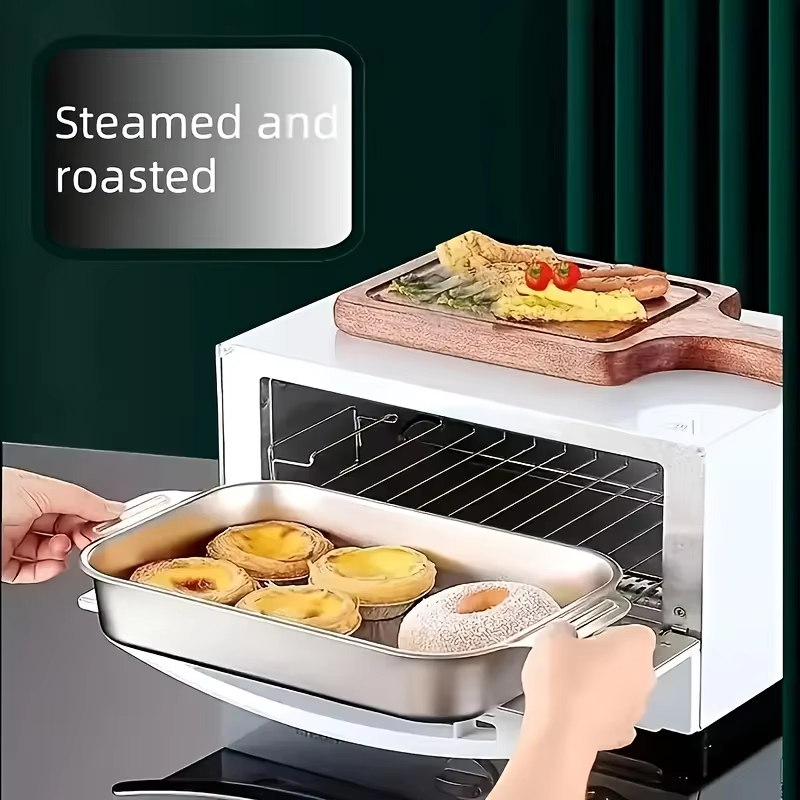 스테인리스 스틸 깊은 베이킹 팬(뚜껑 포함) 다용도 직 - Kitchen Oven Baking Pans 리뷰 및 가격