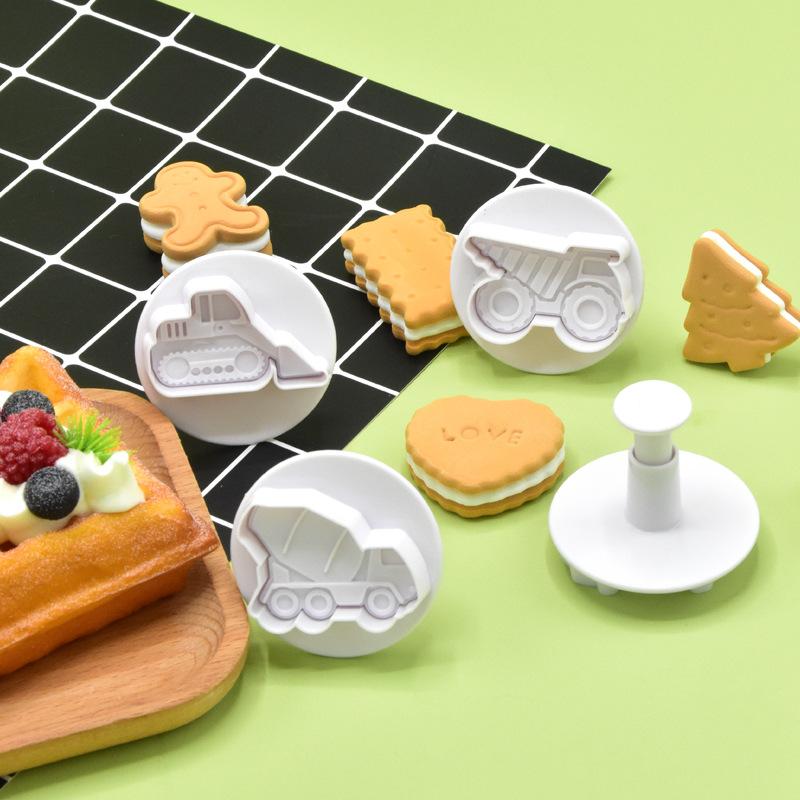 3D 자동차 쿠키 커터 4종 세트 자동차 비행기 기차  - Kitchen Kids Baking Set 리뷰 및 가격