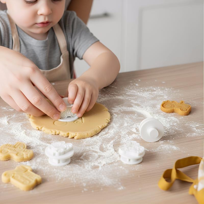 3D 자동차 쿠키 커터 4종 세트 자동차 비행기 기차  - Kitchen Kids Baking Set 리뷰 및 가격