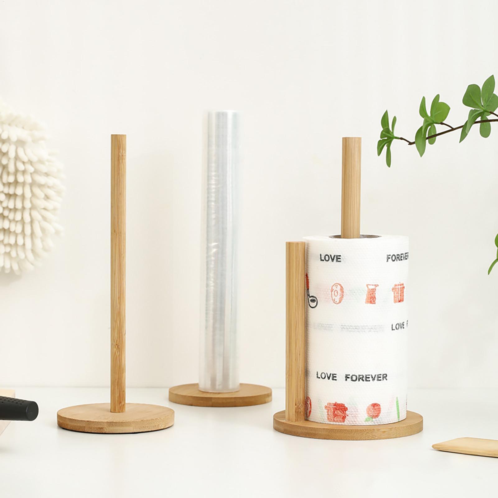 주방 롤 키친타월 홀더 나무 화장지 홀더 솔리드 스탠딩 - Kitchen Baking Paper Holder 리뷰 및 가격