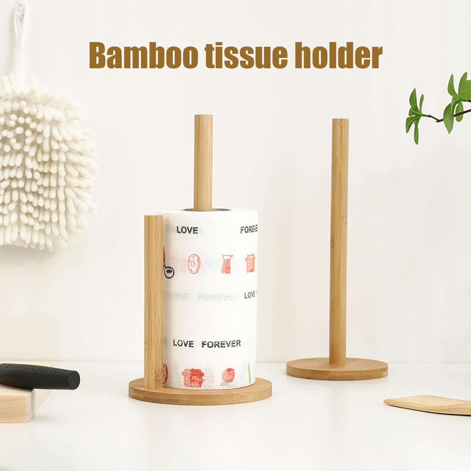 주방 롤 키친타월 홀더 나무 화장지 홀더 솔리드 스탠딩 - Kitchen Baking Paper Holder 리뷰 및 가격