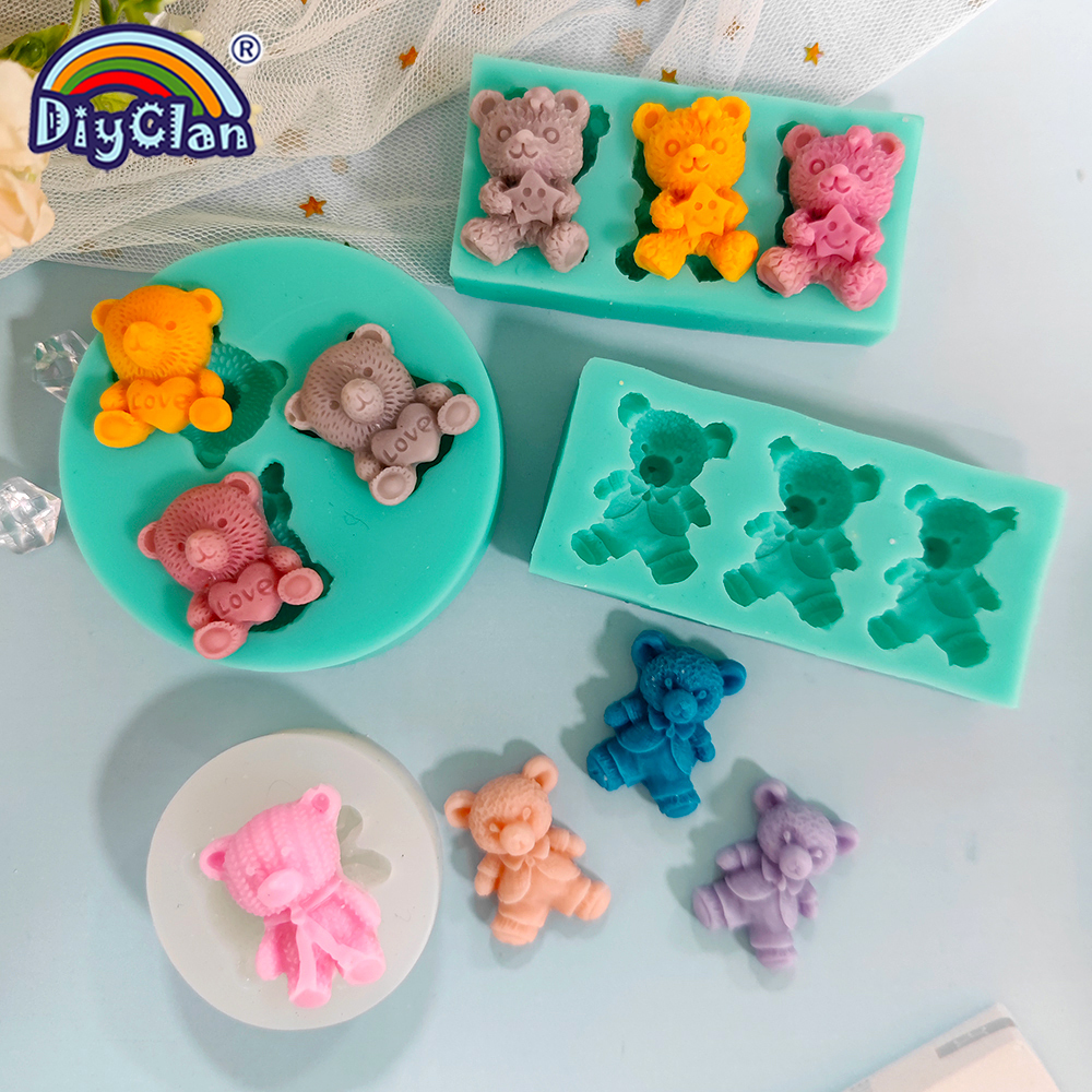 귀여운 미니 곰 실리콘 몰드 퐁당 컵케이크 초콜릿 비스 - Baking Kitchen Diy 리뷰 및 가격