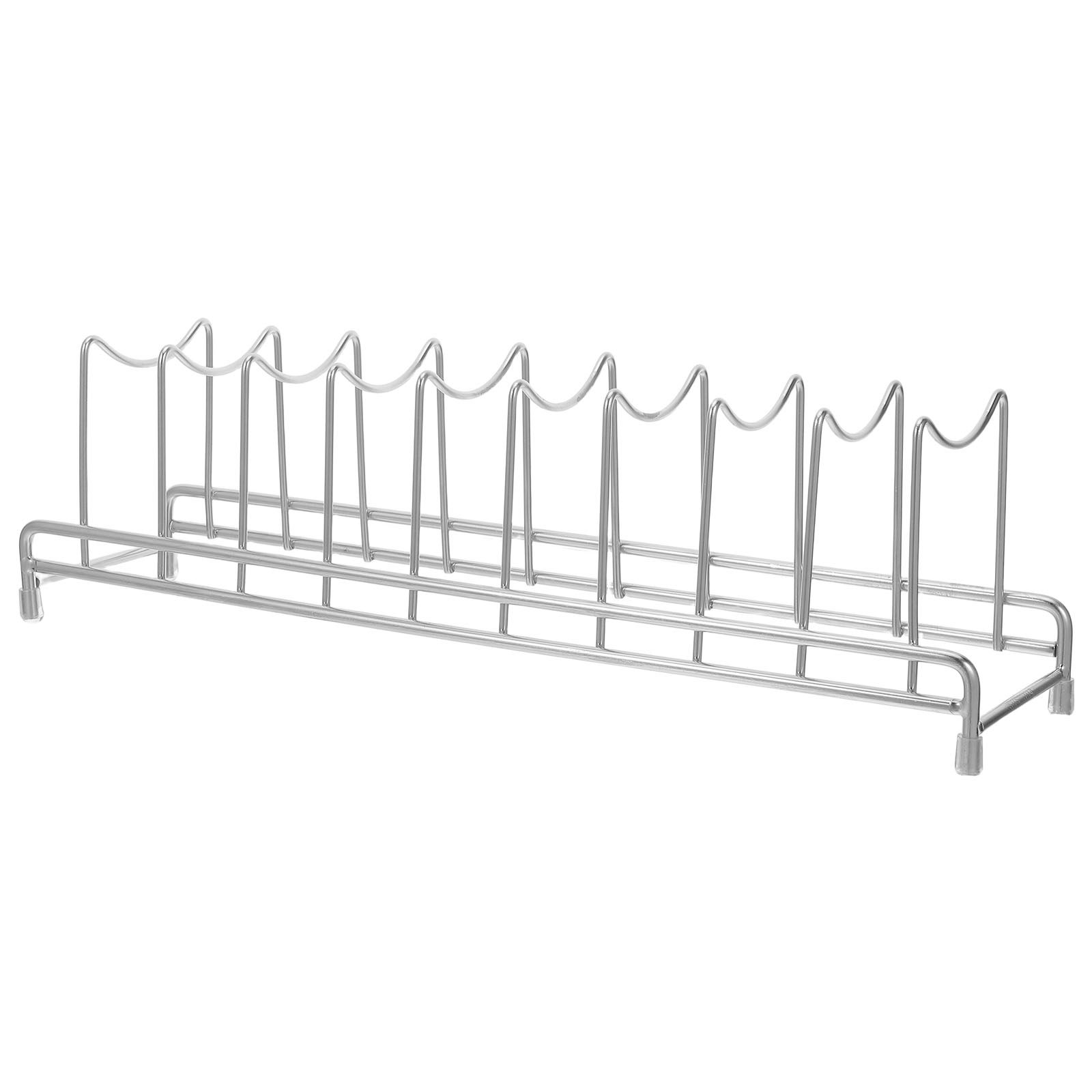 9단 스테인리스 냄비 뚜껑 정리대 주방 캐비닛 팬 뚜껑 - Kitchen Cabinet Baking Sheet Organizer 리뷰 및 가격