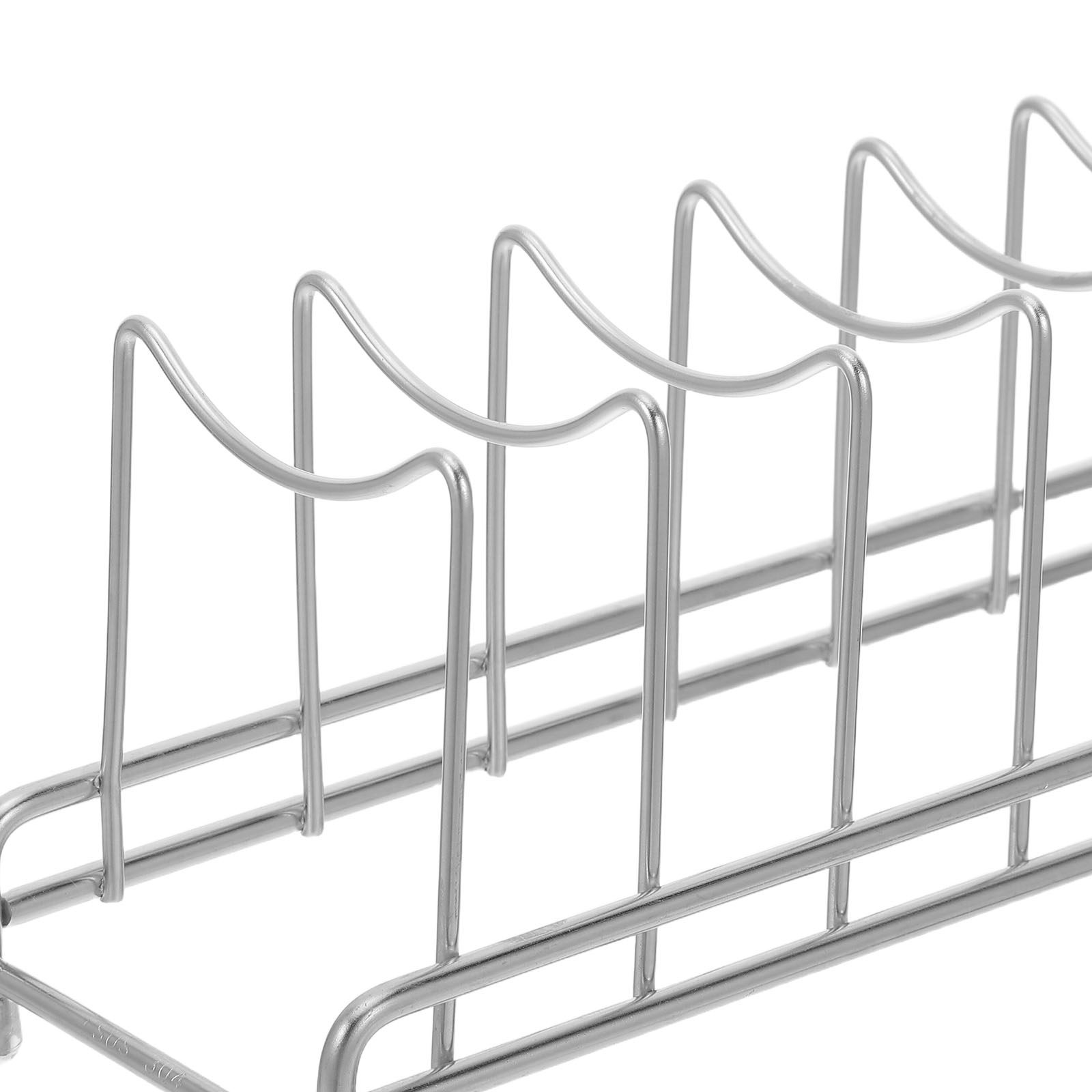 9단 스테인리스 냄비 뚜껑 정리대 주방 캐비닛 팬 뚜껑 - Kitchen Cabinet Baking Sheet Organizer 리뷰 및 가격