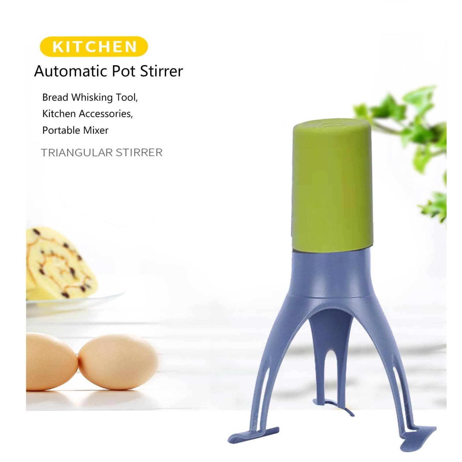 자동 삼각형 교반기 - 핸즈프리 전동 계란 거품기 및  - Kitchen Baking Appliances 리뷰 및 가격