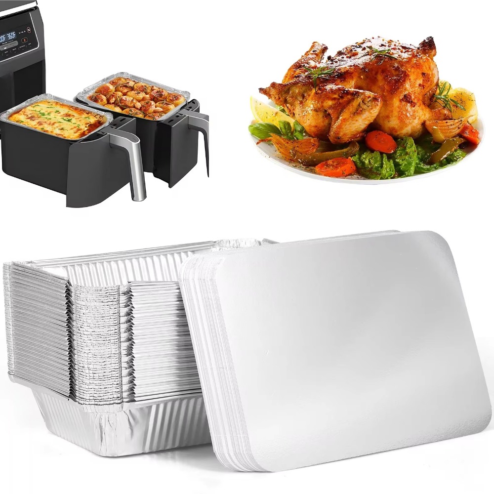 10PCS 일회용 알루미늄 호일 식품 저장 용기 오븐  - Kitchen Oven Baking Pans 리뷰 및 가격