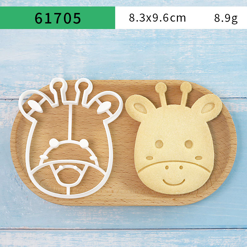 4개 동물 쿠키 커터 세트 3D 귀여운 사자 호랑이 기 - Kitchen Baking Items 리뷰 및 가격
