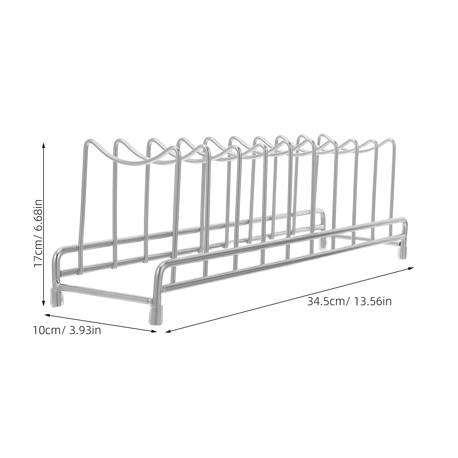 스테인리스 스틸 9단 냄비 뚜껑 정리대 주방 팬 뚜껑  - Kitchen Cabinet Baking Sheet Organizer 리뷰 및 가격