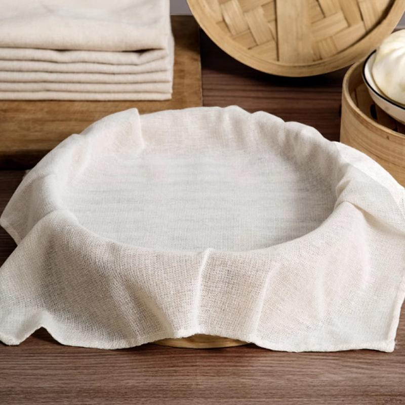 3Pcs 라운드 순수 코튼 스티머 천 40/60CM 논 - Kitchen Baking Cloth 리뷰 및 가격
