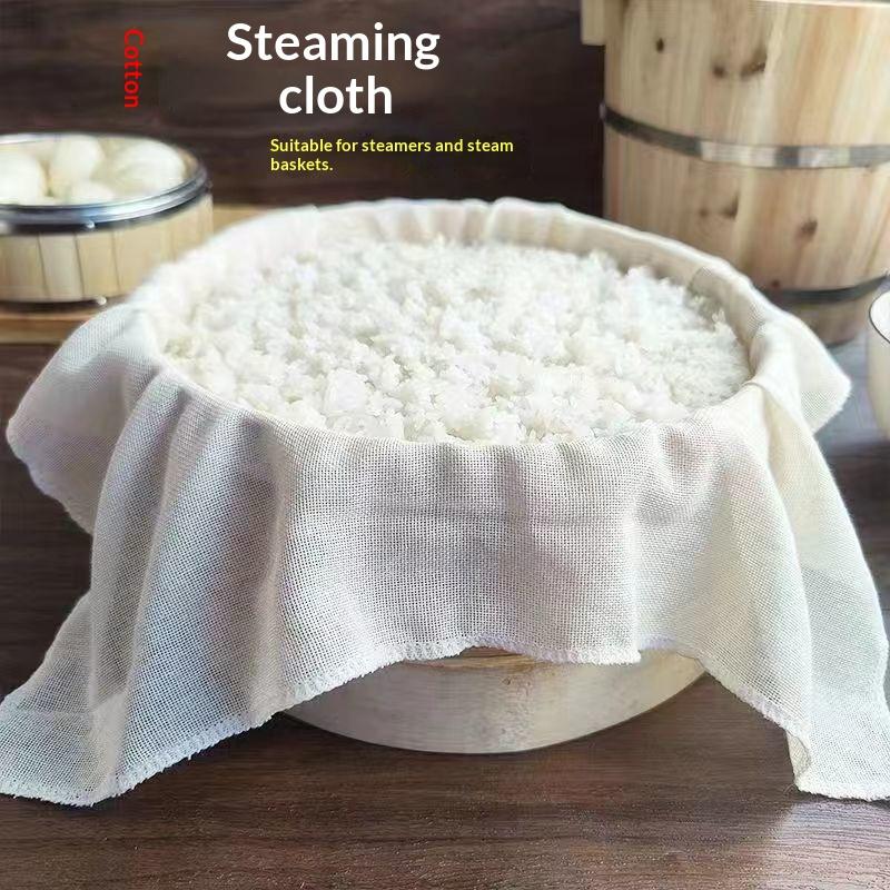 3Pcs 라운드 순수 코튼 스티머 천 40/60CM 논 - Kitchen Baking Cloth 리뷰 및 가격