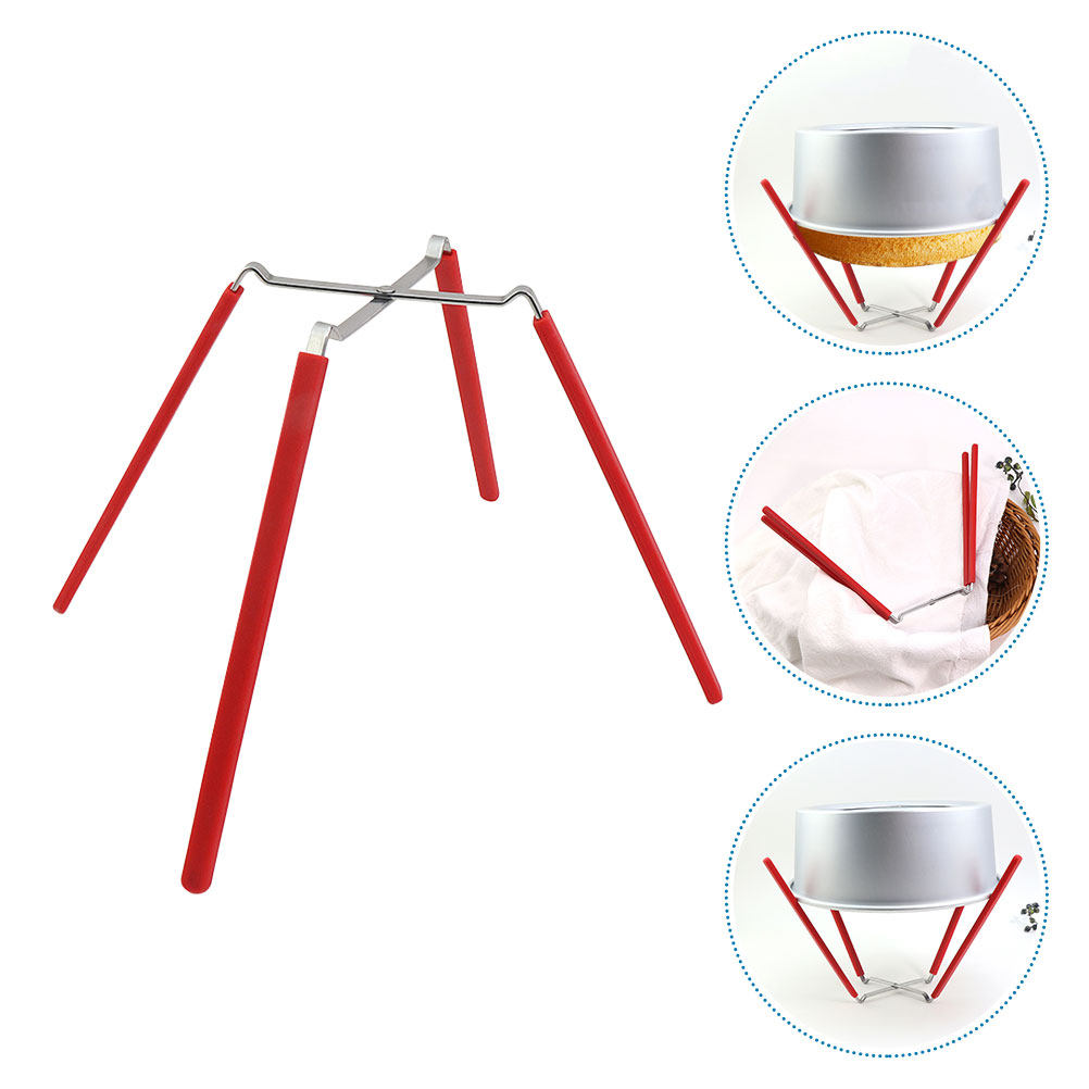 쉬폰 케이크 냉각 랙 스테인레스 스틸 4-프롱 디자인  - Kitchen Baking Supplies 리뷰 및 가격